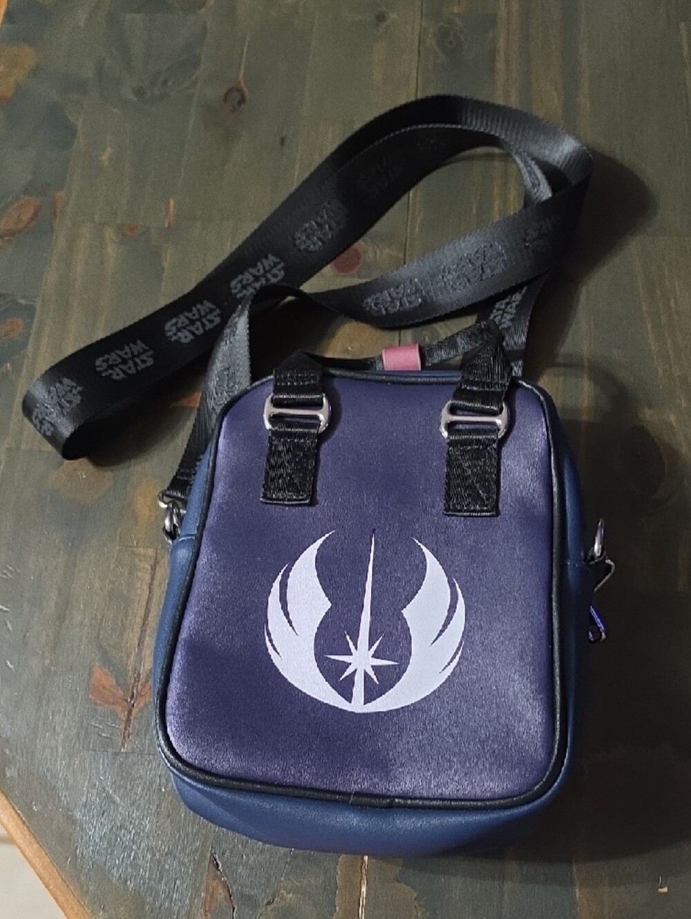 Star Wars Crossbody Messenger Bag in Purple, Red and Black - Picture 2 of 9